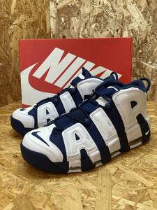 箱 タグ付 未使用【NIKE ナイキ】FQ8182 100 AIR MORE UPTEMPO 96 OLYMPIC size US 11 29.0cm