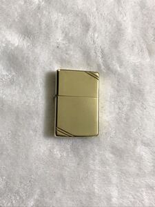 ZIPPO ジッポー ジッポ ジッポーライター オイルライター 1988年製　ゴールド　金色　1937 レプリカ ダイアゴナルライン 中古品