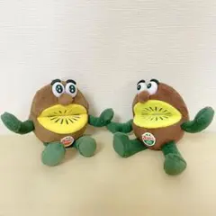 海外版 ホルダー付き ゼスプリ Zespri キウイブラザーズ ぬいぐるみ 小