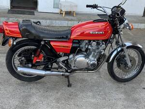 スズキ GS750 予備検付き渡し可能！！MARZOCCHI サス！！旧車絶版車 逆輸入車 ,実動車 動画ありSUZUKI GS400, GSX400E, GT380