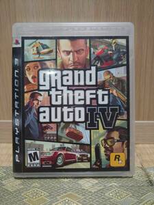海外版 PS3 GTA 4 D (No Manual)