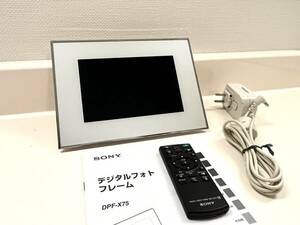 ◆送料無料◆ SONY DPF-X75 7.0型液晶　WVGA 内蔵2GB（最大4000枚） SDカード対応　