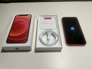 iPhone 12 mini 64GB （PRODUCT）RED SIMフリー　キズあり