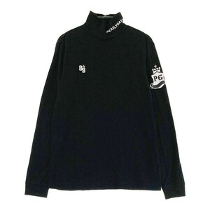 【1円】PEARLY GATES パーリーゲイツ ハイネック 長袖 Tシャツ ブラック系 1 [240101238482]