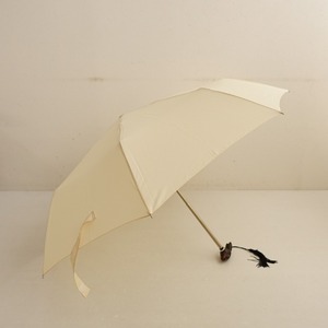 【定価1.8万】ギドゥジャン Guy de Jean *Folding umbrella 晴雨兼用折りたたみ傘 ウサギ アイボリー*かさ(ac85-2408-72)【90I42】