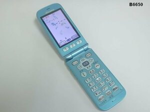 B6650R docomo 携帯電話 ガラケー らくらくホン FUJITSU F-01G 判定○ 初期化済