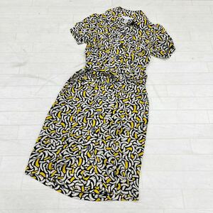 1468◎ DIANE von FURSTENBERG ダイアンフォンファステンバーグ トップス ワンピース タイト ミディ 総柄 レディース0