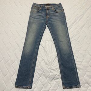 11C【着少】ヌーディージーンズ Nudie Jeans THIN FINN 31 ストレッチ MADE IN ITALY デニム ジーンズ ジーパン パンツ 格安 