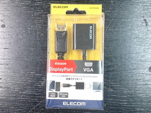 ★ELECOM★AD-DPVGABK DisplayPort to VGA 変換アダプタ 未使用 中古！