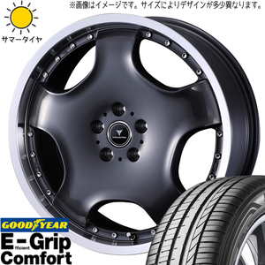 235/55R19 サマータイヤホイールセット アウトランダー etc (GOODYEAR Comfort & NOVARIS ASETTED1 5穴 114.3)