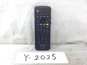 Y-2025　カロッツェリア　CXC6787　GEX-P9DTV/P8DTV　チューナー用　リモコン　即決　保障付 