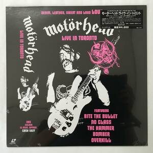 SEALED MOTORHEAD LIVE IN TRONTO　LASERDISC 新品未開封