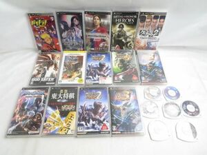 【同梱可】中古品 ゲーム PSP ソフト 21点 クロヒョウ 2 龍が如く 阿修羅編 モンスターハンター ポータブル 2ndG 等