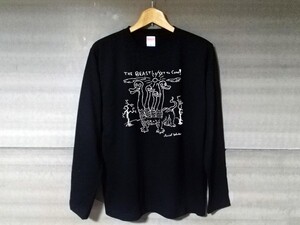 送込★ 長袖/ロンT【THE BEAST is yet to come】DANIEL JOHNSTON★ブラック★M L XLサイズ