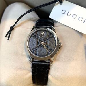 ☆超美品☆GUCCI Gタイムレス レディースウォッチ YA126579 シマ