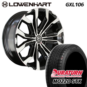 タイヤホイール 4本セット LOWENHART GXL106 レーベンハート 20x8.5J 6/139.7 +10 DURATURN 265/50R20 プラド ハイラックス O/Fサイズ