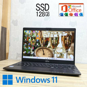 ★完動品 SSD128GB★U937/P Webカメラ Celeron 3965U Win11 MS Office 中古品 ノートPC★P73861