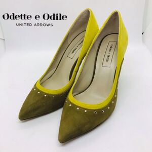 【未使用】Odette e Odile ポインテッドトゥ スエードパンプス