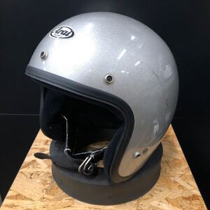 Arai ジェットヘルメット シルバー Lサイズ クラシック