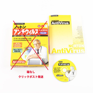 SYMANTEC. ノートン・アンチウイルス ver.6.0.1 Mac版 Norton AntiVirus FOR MACINTOSH ジャンク商品 箱なし