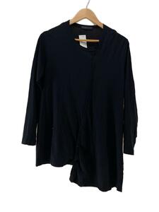 YOHJI YAMAMOTO◆長袖Tシャツ/1/コットン/BLK