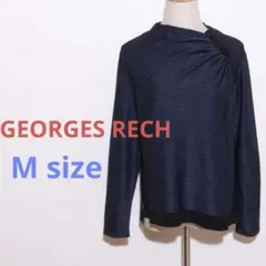 GEORGES RECH 美品 カットソー ボーダー ハイネック 長袖 T