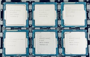 !!6枚セット!! INTEL CPU XEON E3-1225V5*1/E3-1260LV5*1/E3-1268LV3*2/E-2224*2 中古 動作品