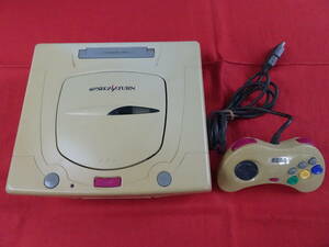 SEGASATURN セガサターン 本体 HST-3220 + コントロールパッド 動作確認済 ジャンク品扱い