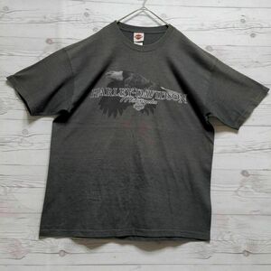 90s USA製 Harley Davidson ハーレーダビッドソ 両面プリント Tシャツ 古着