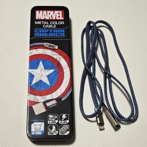 MARVEL Lightning MFi認証済ケーブル 缶ペンケース入り