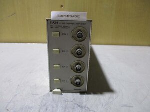 中古 TEKTRONIX FOUR CHANNEL AMPLIFIER 11A34(R50704CSA002)