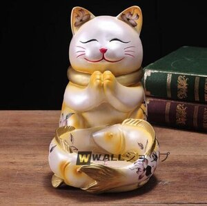 人気新品★ 室内芸術★招き猫の置物 玄関装飾品 アイデア 下駄箱 鍵 収納盤 家