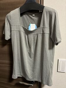 新品未使用タグ付き　Lサイズ　半袖 Tシャツ カットソー トップス 吸汗速乾　UV対策　紫外線カット　レディース　大きい　即決あり