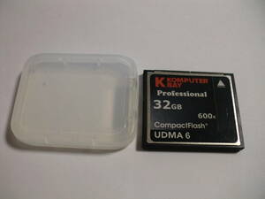 ケース付き　32GB　CFカード　KOMPUTER BAY　Professional　フォーマット済み　メモリーカード　コンパクトフラッシュ