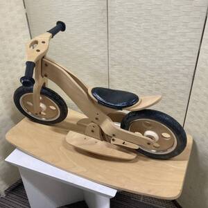 Hopple ウッディバイクスライダー 木製 バランスバイク 幼児 子ども 現状品/112-34