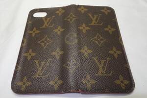 LOUIS VUITTON ルイヴィトン モノグラム スマホケース　イニシャル有り