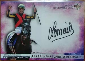 2021BBM masterpiece マスターピース クリストフ・ルメール(競馬) 89枚限定直筆サインカード 