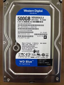 Western Digital HDD 500GB 12316時間