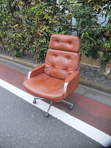 Japan Vintage「Chitose High back chair」ビンテージ チトセ ハイバックチェア ミッドセンチュリー デスクチェア ワークチェア レトロ 