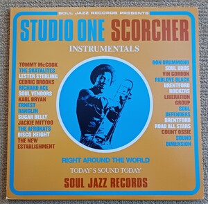 『STUDIO ONE SCORCHER』SOUL JAZZ RECORDS / SJR LP67 / 輸入盤３枚組LPレコード / SKATALITES / JACKIE MITTOO / TOMMY McCOOK