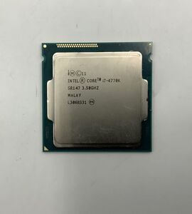 ●中古/cpu/ i7-4770K 第4世代 SR147 3.50GHz 4コア 8スレッド FCLGA1150 管理番号：20240802-19