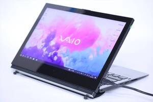 1円～ バッテリー良好 LTE対応 12.5インチ FHD タッチパネル 2in1 タブレット VAIO Pro PA VJPA11C11N m3-8100Y RAM8Ｇ SSD128G Win10