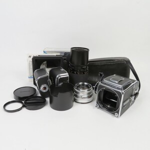 1円〜 HASSELBLAD ハッセルブラッド 500C/M 中判カメラ レンズ2点 フィルムバック/Proshade 動作未確認 y98-3370933【Y商品】