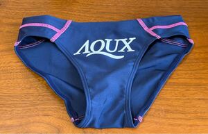 AQUX 競パン Mサイズ 競泳水着 ブルー