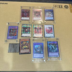 遊戯王　コレクション品　自引き品　極美品級　海馬セット段ボールのまま、未開封　レリーフ　初期　プリシク　　究極竜騎士　真紅眼の黒竜