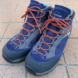 mont-bell タイオガブーツ 26.5cm ネイビー ゴアテックス 美品 トレッキングシューズ 登山 モンベル スニーカー GORE-TEX