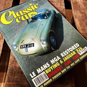 B1224　「CLASSIC CARS」クラシックカー　ヴィンテージ　英国車 バイク カスタム 古本　雑誌 旧車　当時物　ビンテージ　自動車