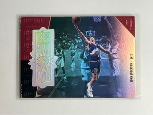 98-99 SPX Finite Star Power Spectrum/250 John Stockton Utah Jazz ジョン・ストックトン ジャズ NBAカード