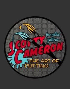 スコッティキャメロン ステッカー Scotty Cameron - The Art Of Putting Paint Brushes - 3.125 Round - Red/Blue/Yellow