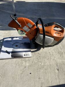 スチール　TS410 エンジンカッター　2020年　中古動作良好　純正ブレード付き　2サイクル STIHL